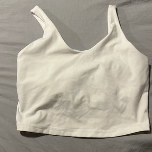 white athletic tank top. size Small